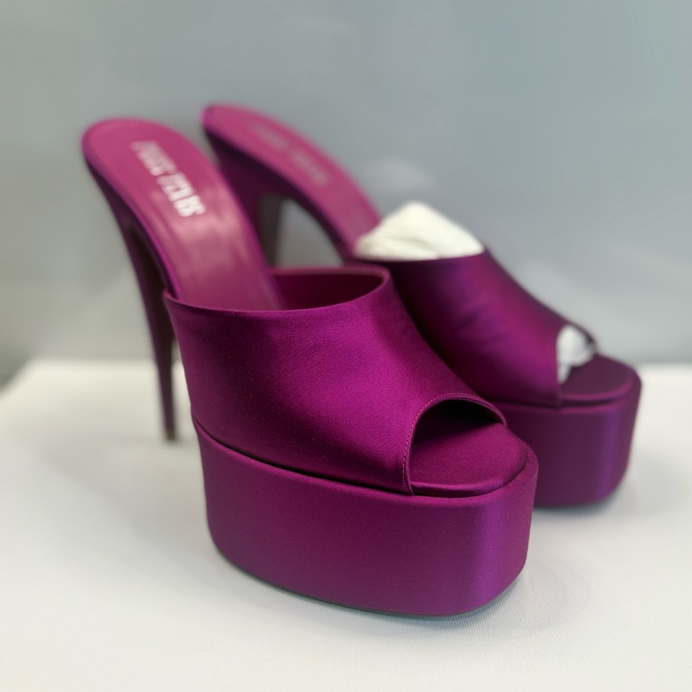 Paris Texas Fuchsia Platform Heels